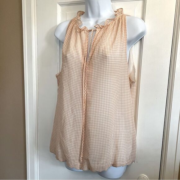 Max Studio Pink & White tank top blouse - Picture 1 of 11